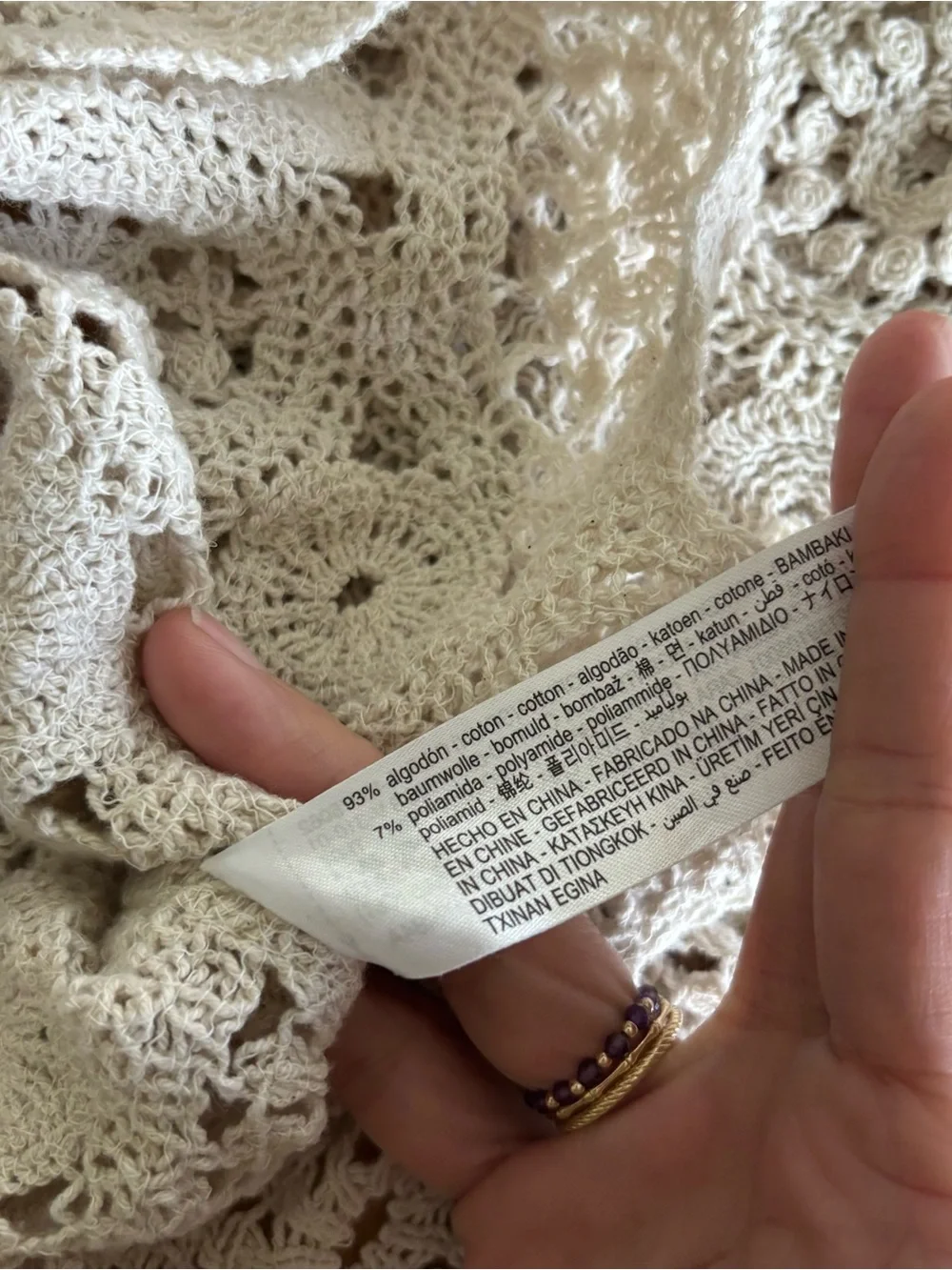 ZARA Crochet Top